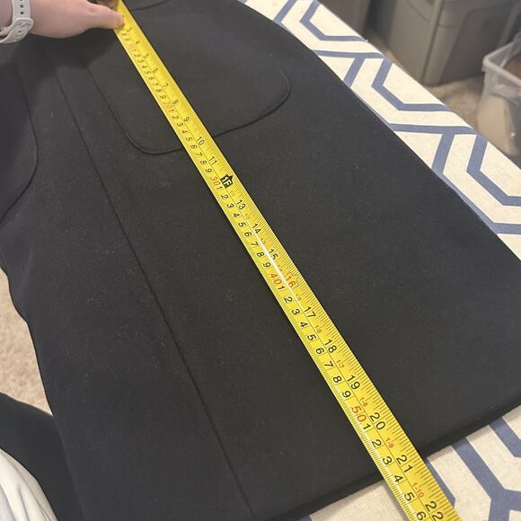 Reiss Phoenix Wool Blend Skirt Pencil Navy Pockets - US Size 4 - Picture 11 of 12